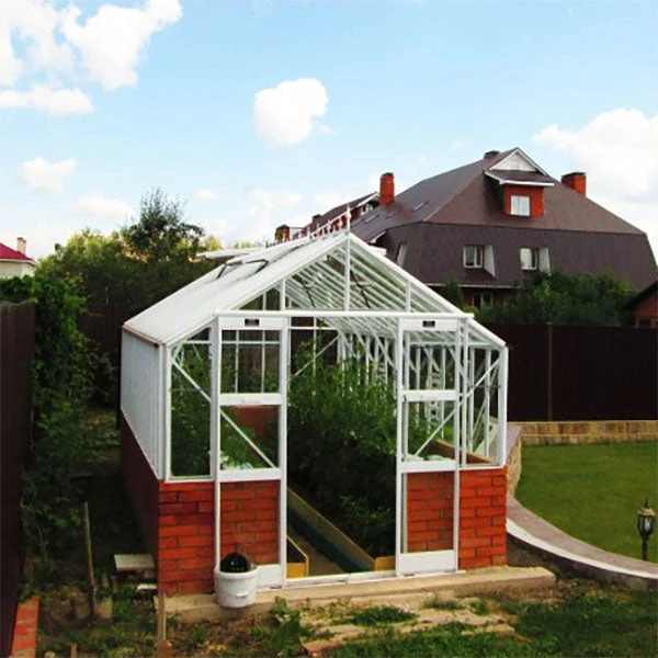 Elite Thyme 8'5" Wide Greenhouse For Dwarf Wall - Image 4