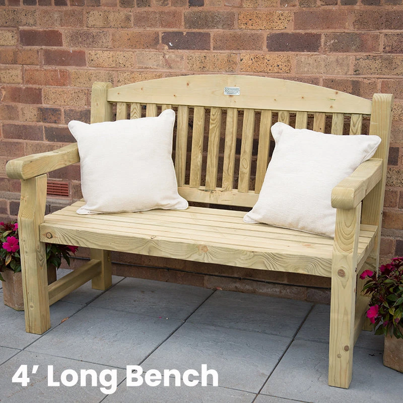 Forest Garden Harvington Bench - Image 2