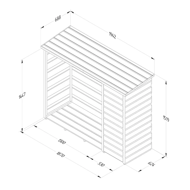 Forest Garden Log And Tool Store - Image 7