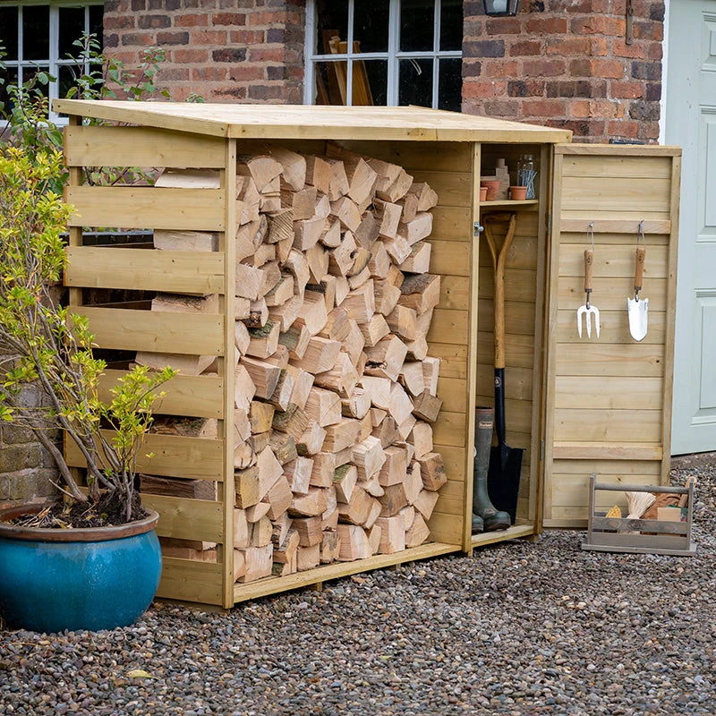 Forest Garden Log And Tool Store