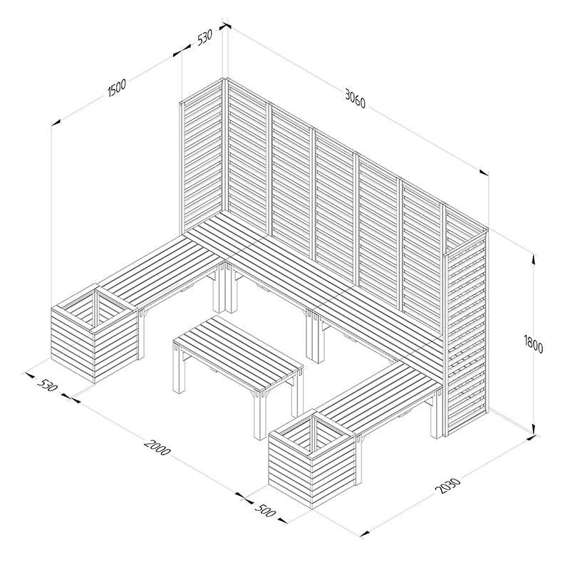 Forest Garden Modular Seating V4 - Image 5