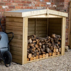 Forest Garden Overlap Apex Log Store