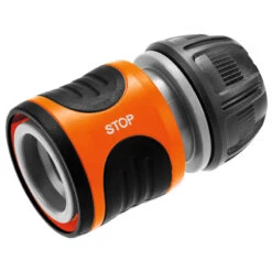 Gardena 13mm Water Stop Snap On Hose Connector