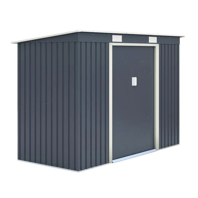 Trentvale Metal Pent Shed 8ft X 4ft - Image 3