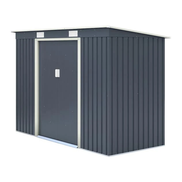 Trentvale Metal Pent Shed 8ft X 4ft
