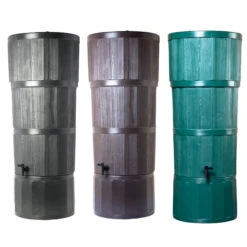 Woodgrain Effect Polybutt 150 Litres