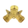 Brass Twin Tap Connector
