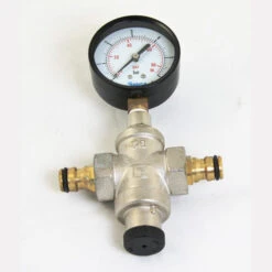 Mains & Pump Pressure Regulator And Gauge