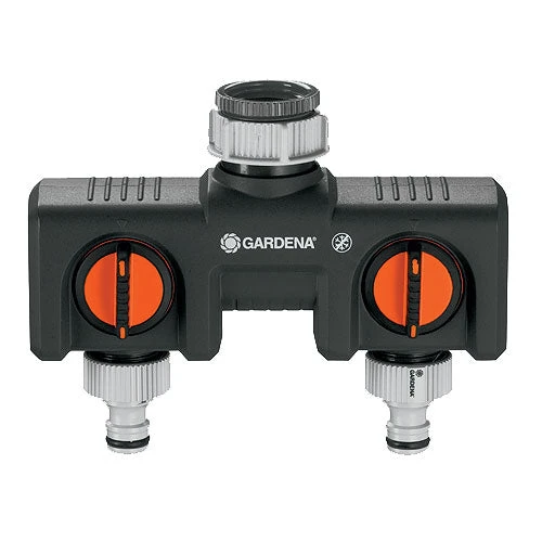 Gardena Threaded Twin Tap Connector